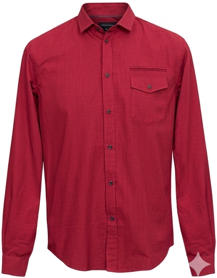 Men shirt cotton long-sleeve