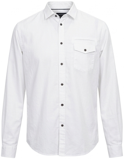 Men shirt cotton long-sleeve